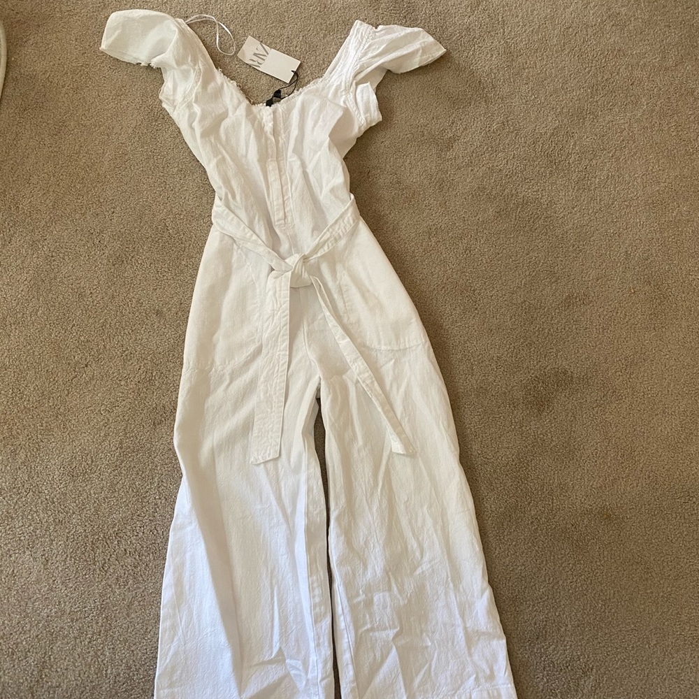 Last🔥Zara rustic jumpsuit, bloggers favorite - Picture 6 of 8